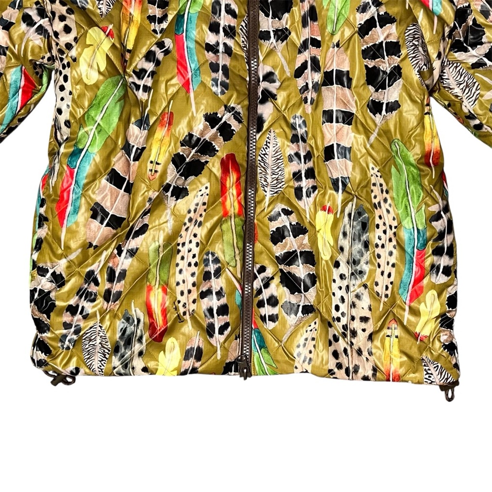 New FARM Rio Savannah Dream Reversible Puffer Jacket Size S - Picture 9 of 9